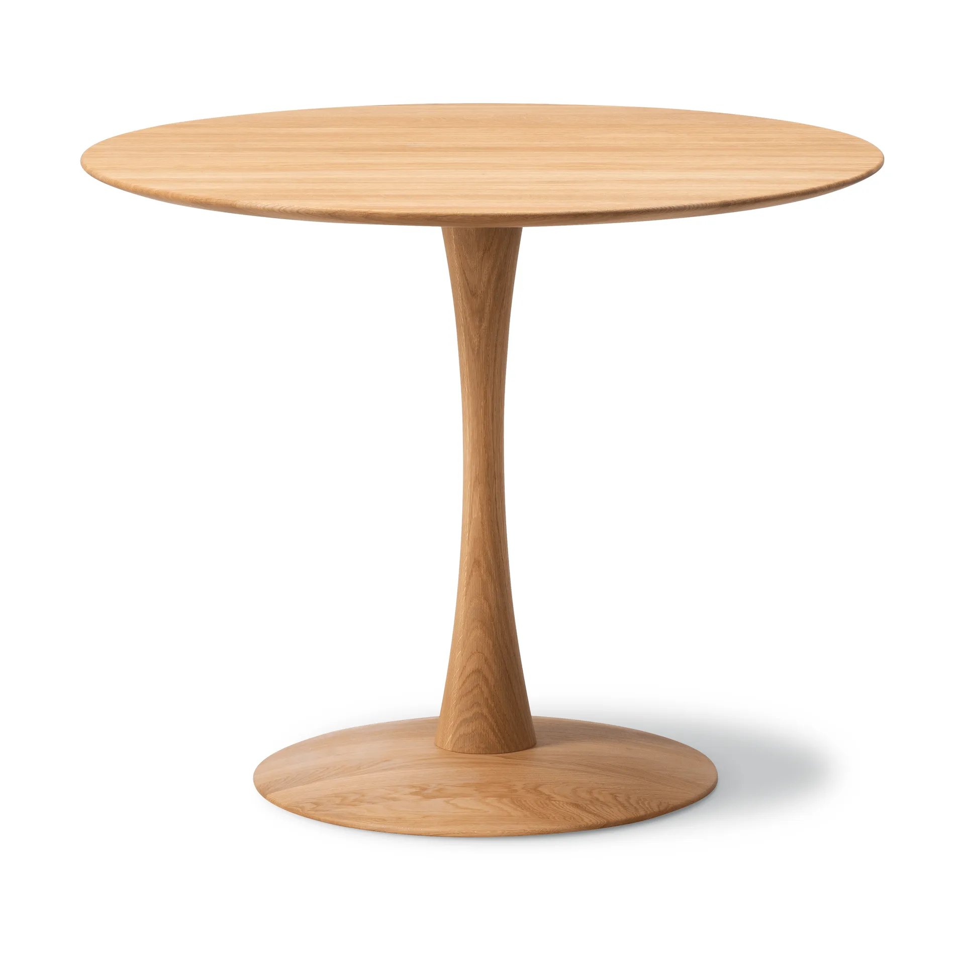 ND106 Trisse spisebord, Oljebehandlet eik, Ø90x73 cm Fredericia Furniture