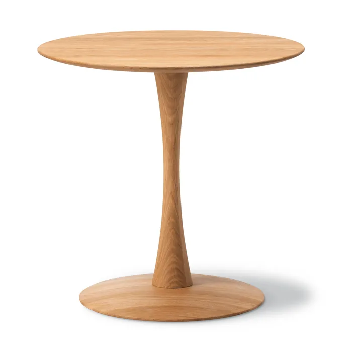 ND107 Trisse spisebord - Oljet eik, Ø75x73 cm - Fredericia Furniture