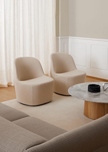 Niveau sofabord Ø110cm - Tundra Grey-ash oil treated - Fredericia Furniture