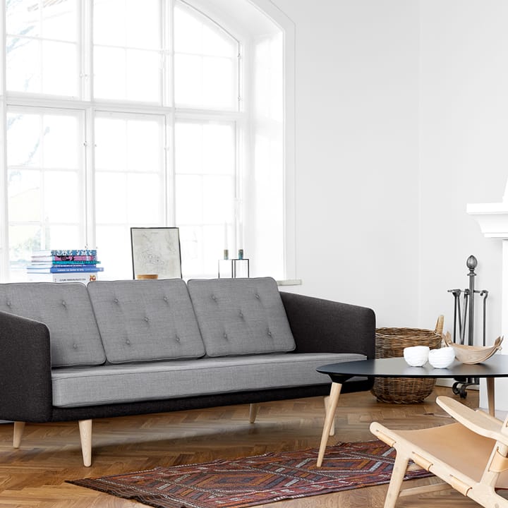 No 1 sofa 3-seter, Remix 173-remix 123-eik ben Fredericia Furniture