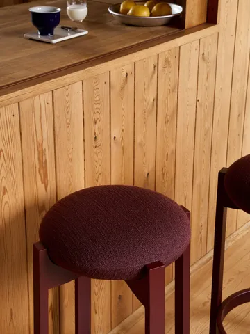 Pioneer krakk høy - Odino RC43 bordeaux-bordeaux bøk - Fredericia Furniture