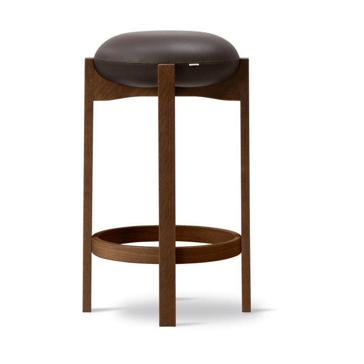 Pioneer pall høy, Primo 86-1, røktbeiset. lakkert eik Fredericia Furniture