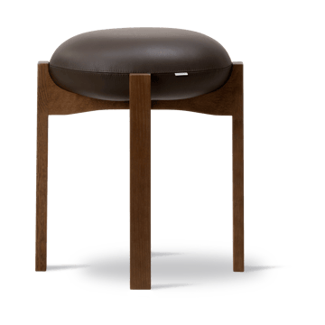 Pioneer pall lav - Primo 86-1, røktbeiset lakkert eik - Fredericia Furniture