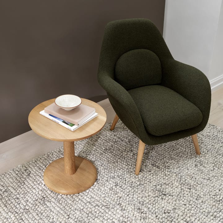 Pon sidebord, eik røkt olje, ø40 cm Fredericia Furniture