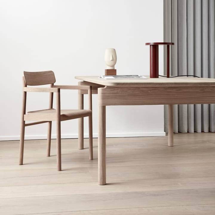 Post 6442 spisebord, Såpet eik-100x320 cm Fredericia Furniture