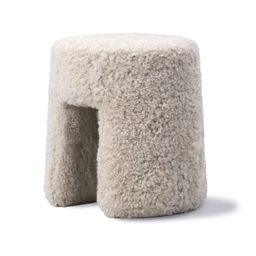 Sequoia sittepuff - fårskinn moonlight - Fredericia Furniture