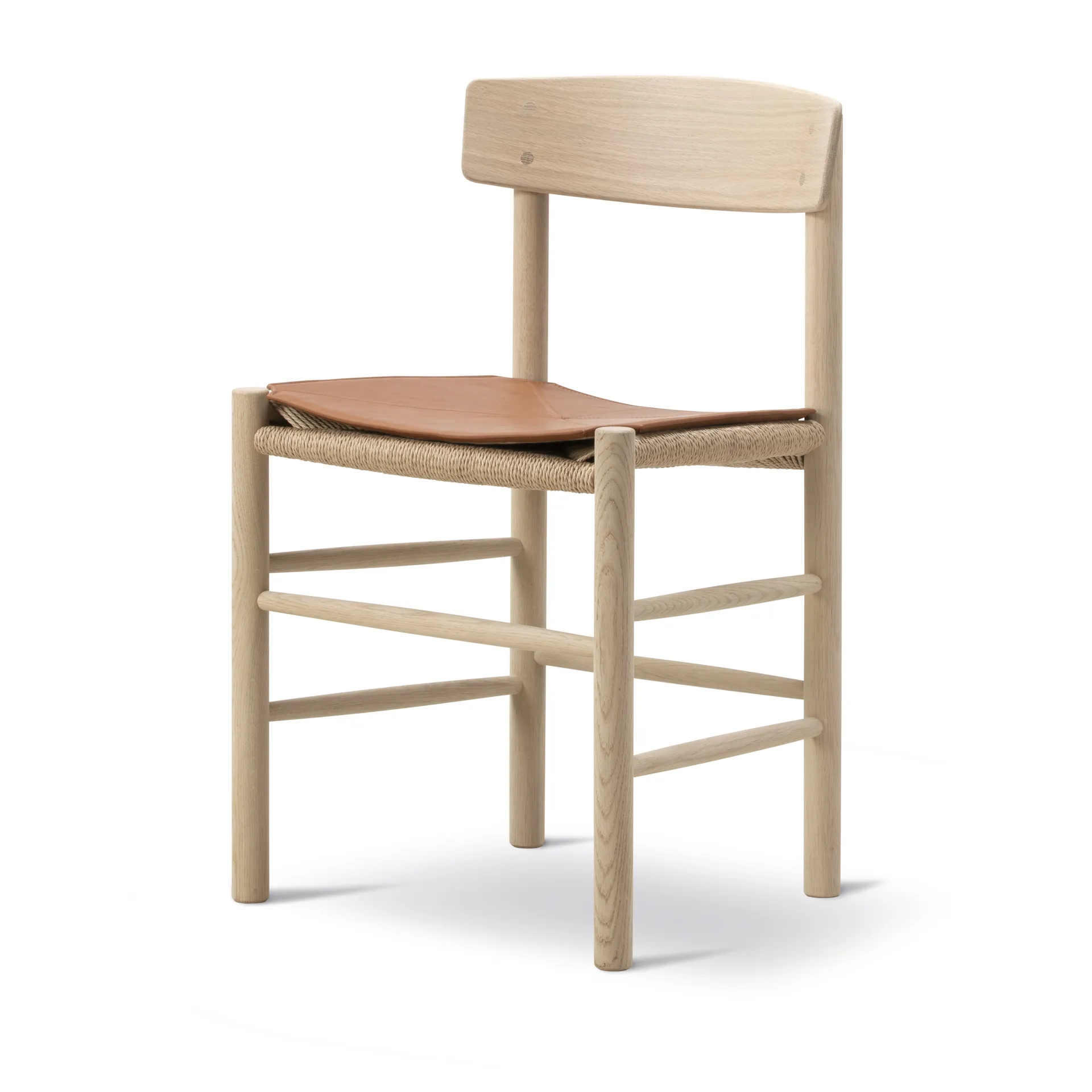 Sittepute i skinn til J39 stol Fredericia Furniture