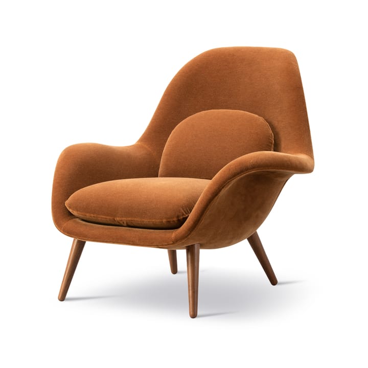 Swoon lenestol - Grand mohair 2103-røkt eik - Fredericia Furniture