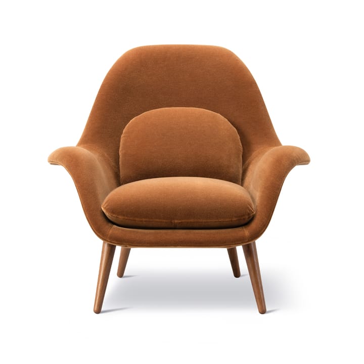 Swoon lenestol, Grand mohair 2103-røkt eik Fredericia Furniture