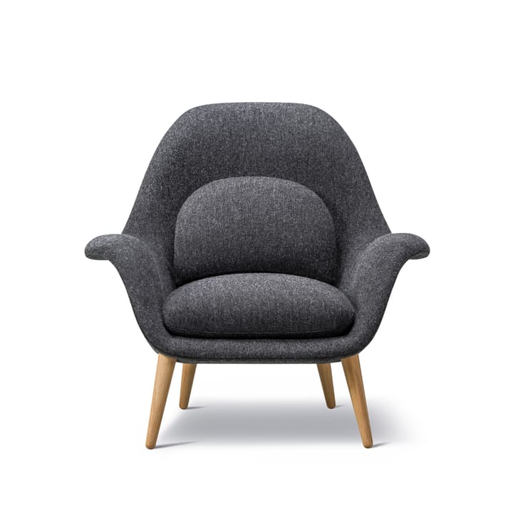 Swoon lenestol - Hallingdal 65 180-oljet eik - Fredericia Furniture