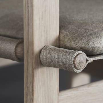 The Canvas Chair lenestol - canvas natur-lysoljet eikstativ-inkl canvas dyna - Fredericia Furniture