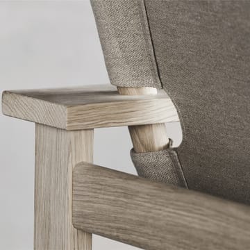 The Canvas Chair lenestol - canvas natur, lysoljet eikstativ - Fredericia Furniture