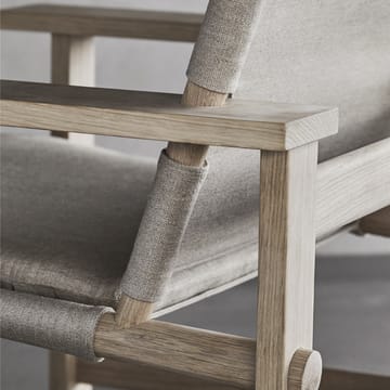 The Canvas Chair lenestol - canvas natur, lysoljet eikstativ - Fredericia Furniture