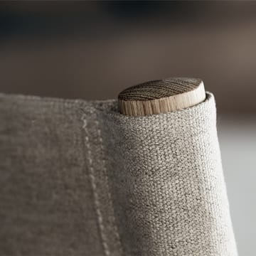 The Canvas Chair lenestol - canvas natur, lysoljet eikstativ - Fredericia Furniture