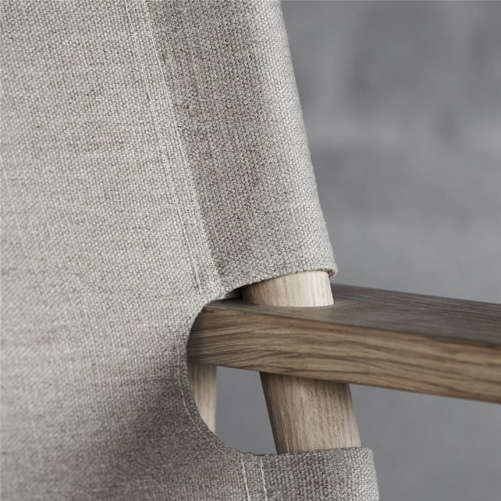 The Canvas Chair lenestol, canvas natur, såpet eikstativ Fredericia Furniture