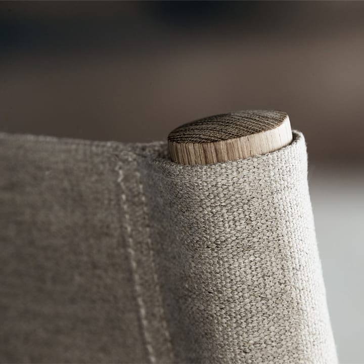 The Canvas Chair lenestol, canvas natur, såpet eikstativ Fredericia Furniture