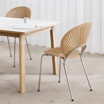 Trinidad 3398 stol - Klarlakkert eik-flint - Fredericia Furniture