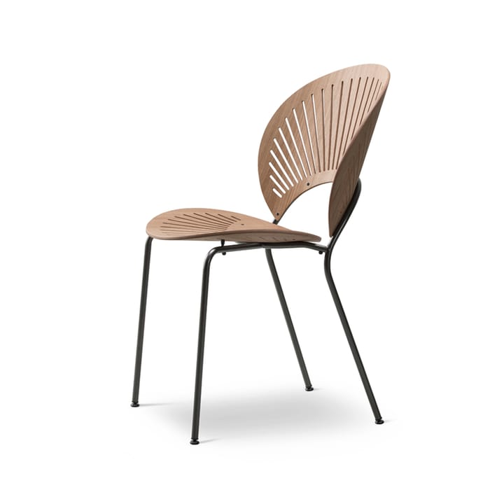 Trinidad 3398 stol - Klarlakkert eik-sortlakkert - Fredericia Furniture