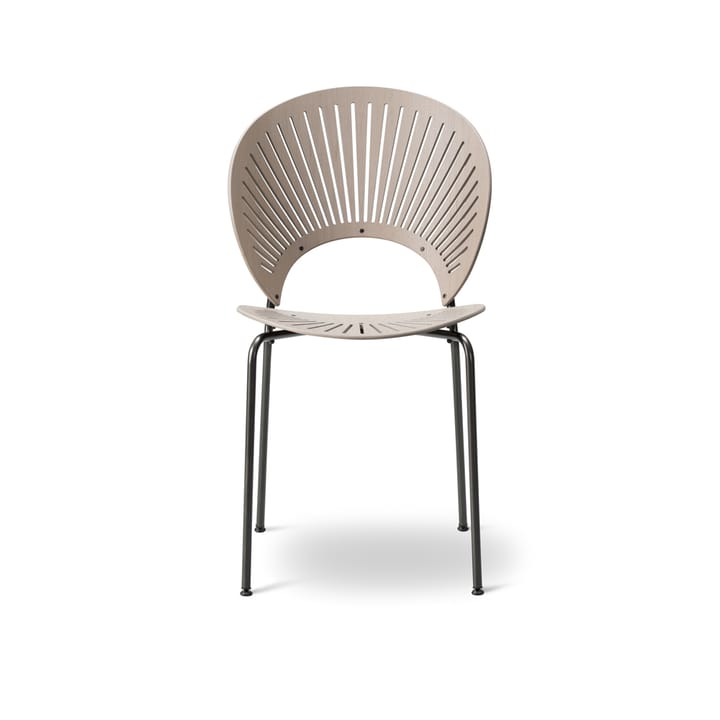 Trinidad 3398 stol - Lysegråbetset eik-flint - Fredericia Furniture