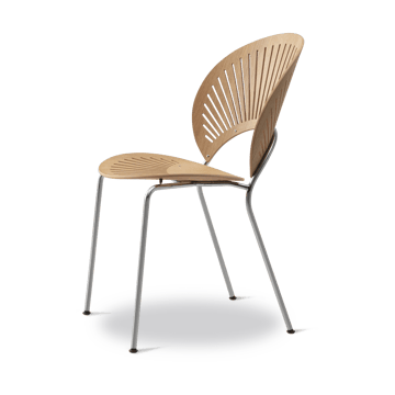 Trinidad 3398 stol - Oljet eik-rustfritt børstet - Fredericia Furniture