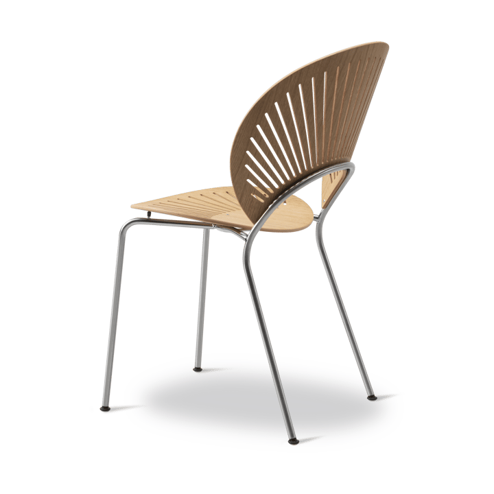 Trinidad 3398 stol, Oljet eik-rustfritt børstet Fredericia Furniture
