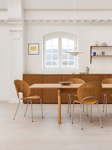 Trinidad 3398 stol - Oljet eik-rustfritt børstet - Fredericia Furniture