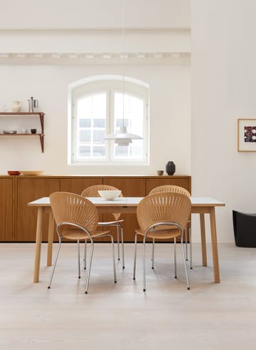 Trinidad 3398 stol - Oljet eik-rustfritt børstet - Fredericia Furniture
