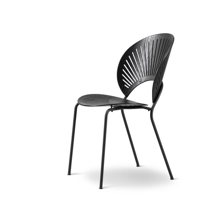 Trinidad 3398 stol, Svartebeiset ask-flint Fredericia Furniture