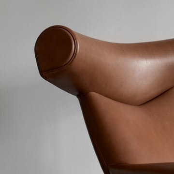 Wegner Ox lenestol - Lær max 98-krom - Fredericia Furniture