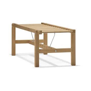 Benk 45 - Teak, 135 cm - Fri Form