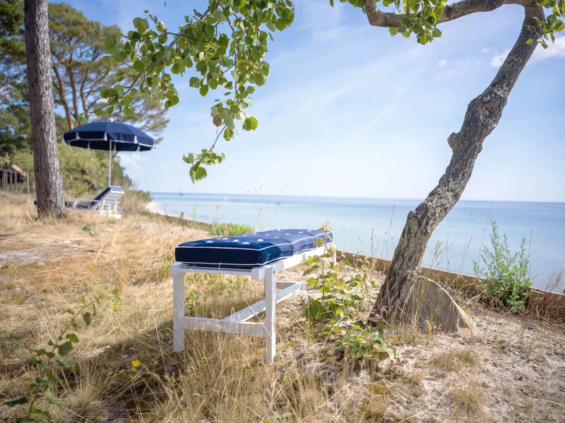 Benk 45, White, 135 cm Fri Form