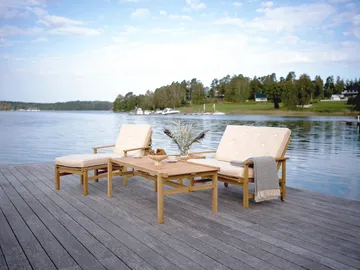 Bord 63 - Teak, 150x73x51 cm - Fri Form