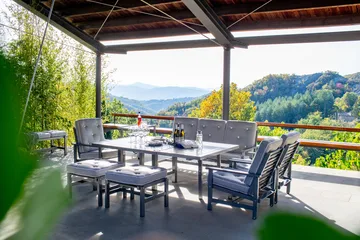 Bord 65 - Grey, 124x122x72 cm - Fri Form