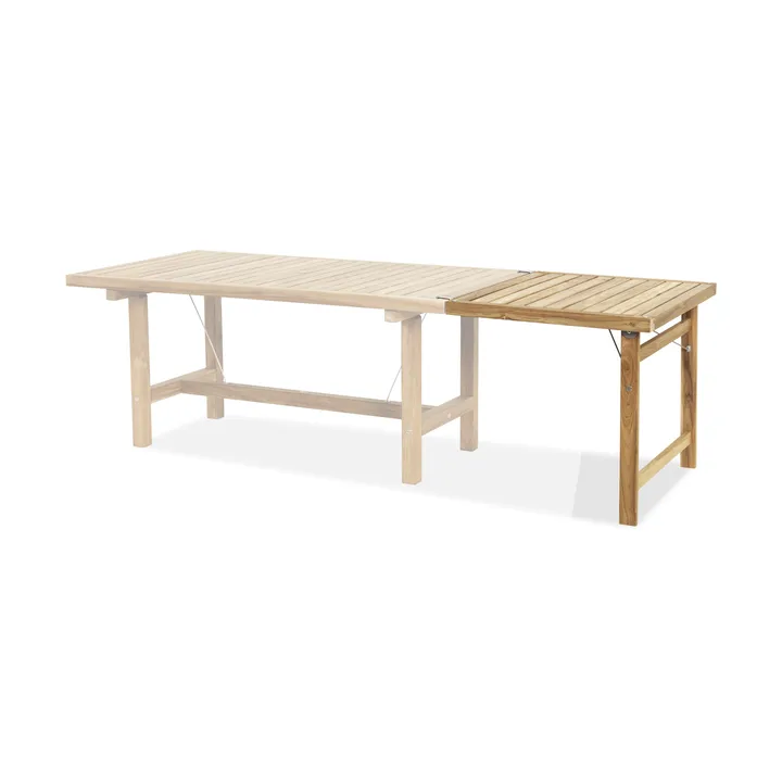 Ileggsplate med ben 64 - Teak, H: 68 cm - Fri Form
