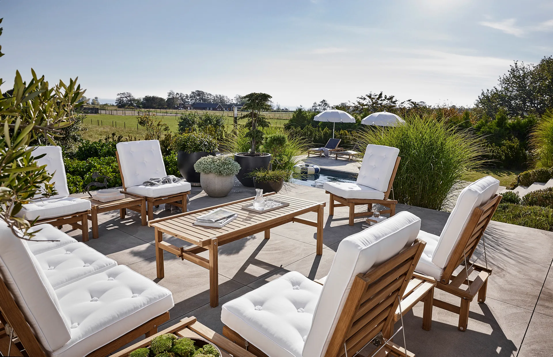 Lenestol 10, Teak Fri Form