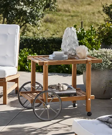 Serveringsvogn 14 - Teak - Fri Form