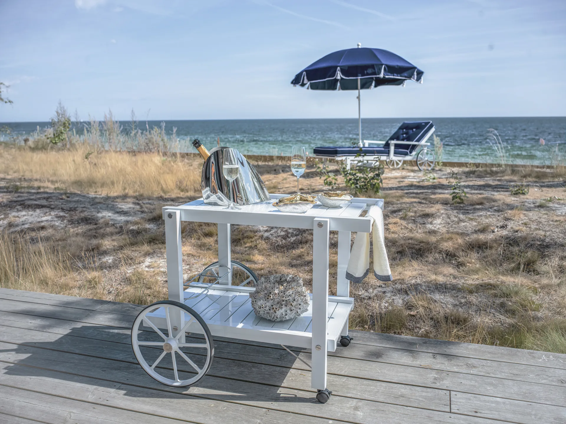 Serveringsvogn 14, White Fri Form