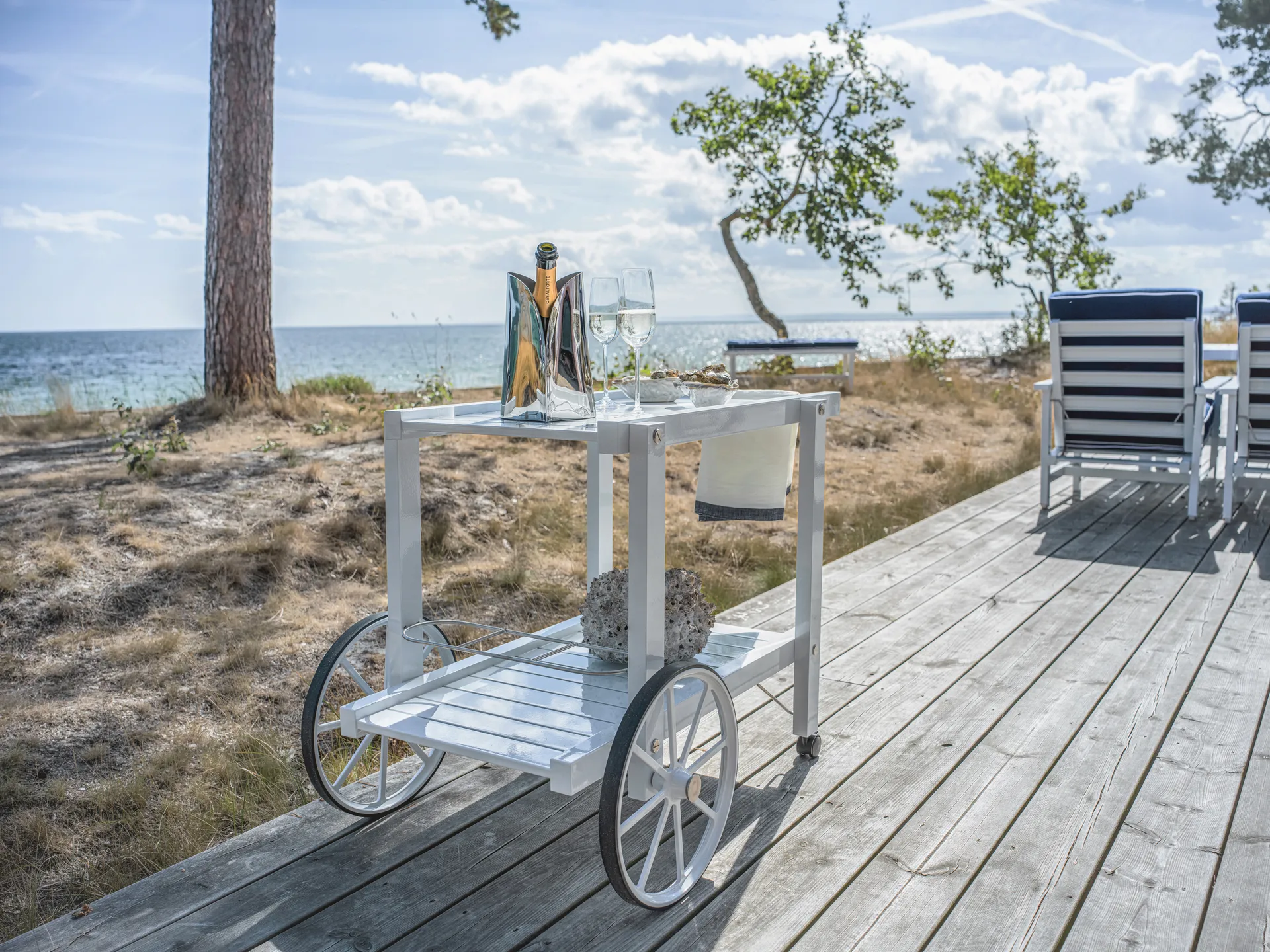 Serveringsvogn 14, White Fri Form