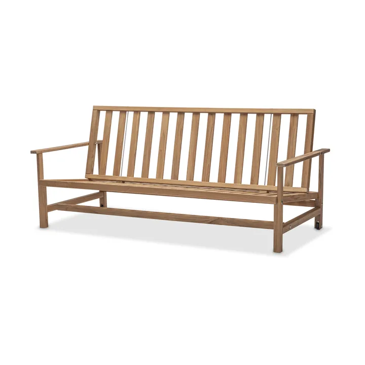 Sofa 09 - Teak, 3-seter - Fri Form