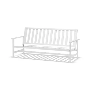 Sofa 09 - White, 3-seter - Fri Form