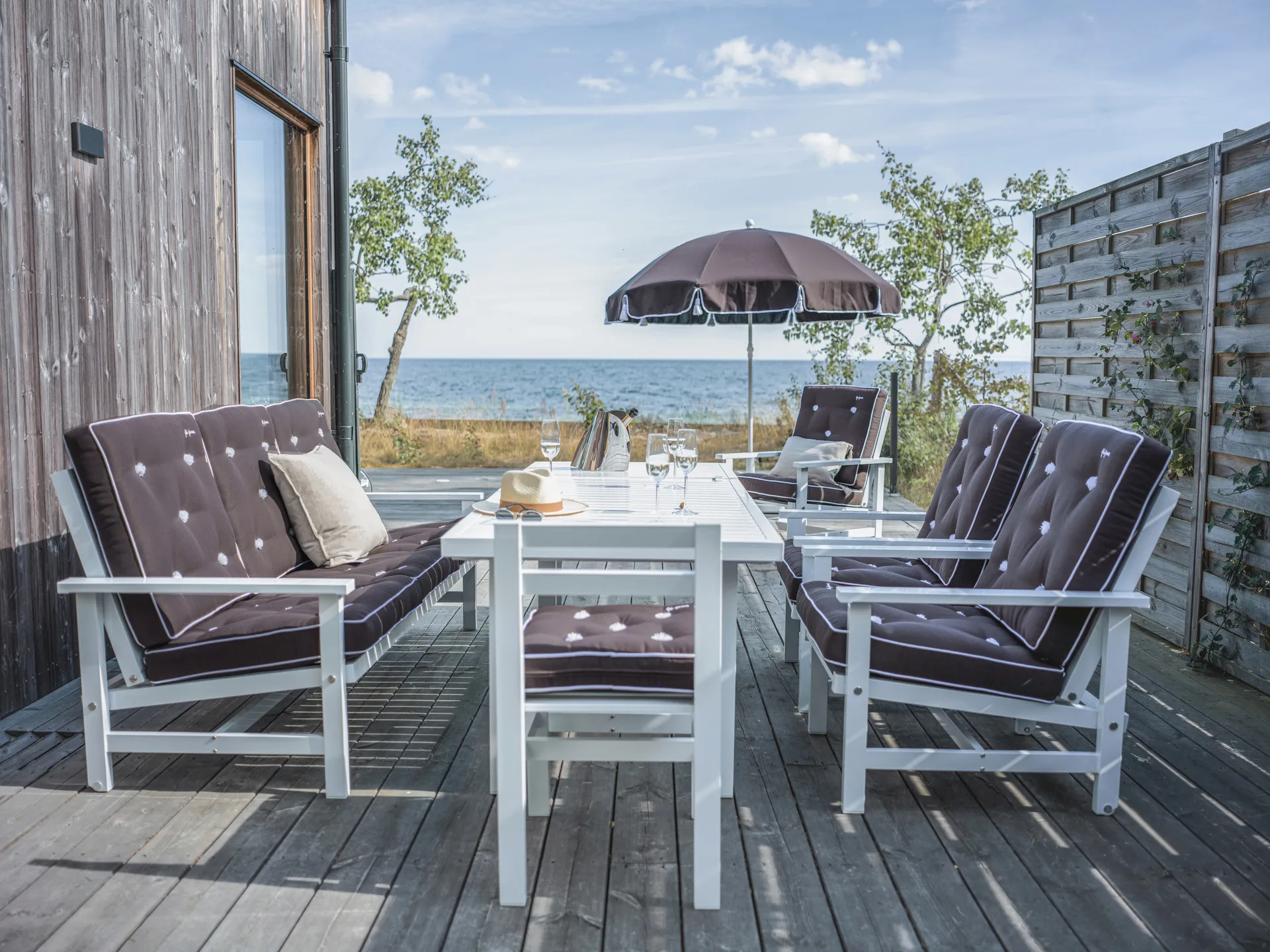 Sofa 09, White, 3-seter Fri Form