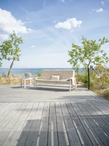 Sofa 09 - White, 3-seter - Fri Form