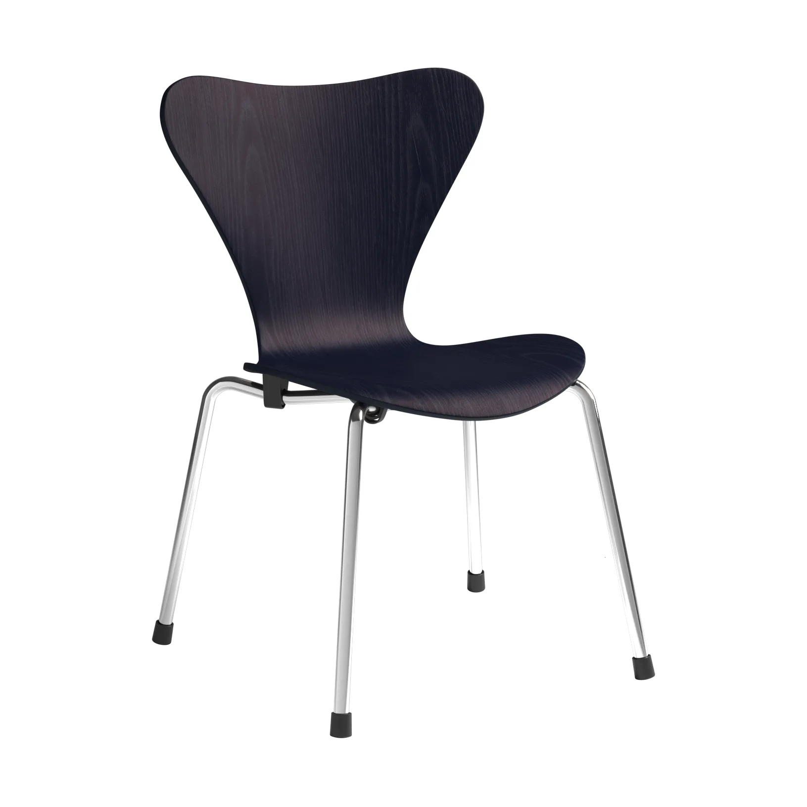 3177 Series 7 barnestol, Midnight blue behandlet ask-krom Fritz Hansen