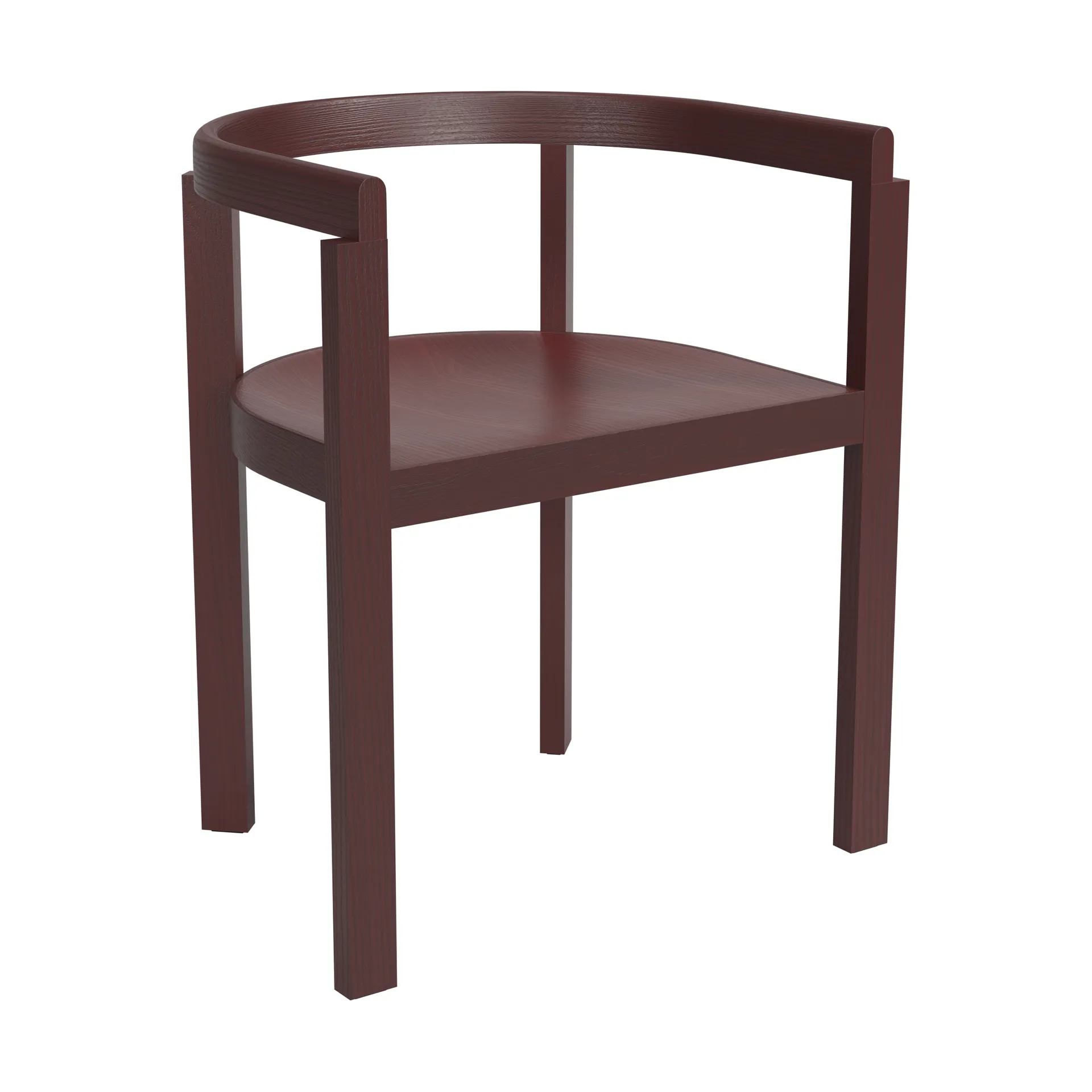 After armlenestol, Ask Burgundervirak Fritz Hansen