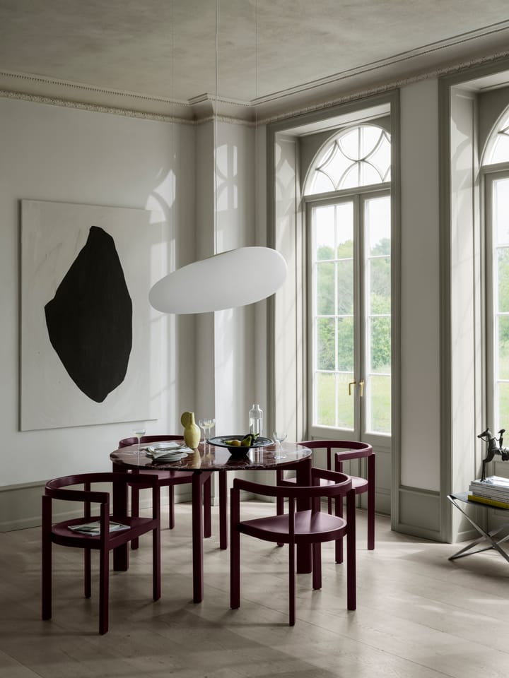 After armlenestol, Ask Burgundervirak Fritz Hansen