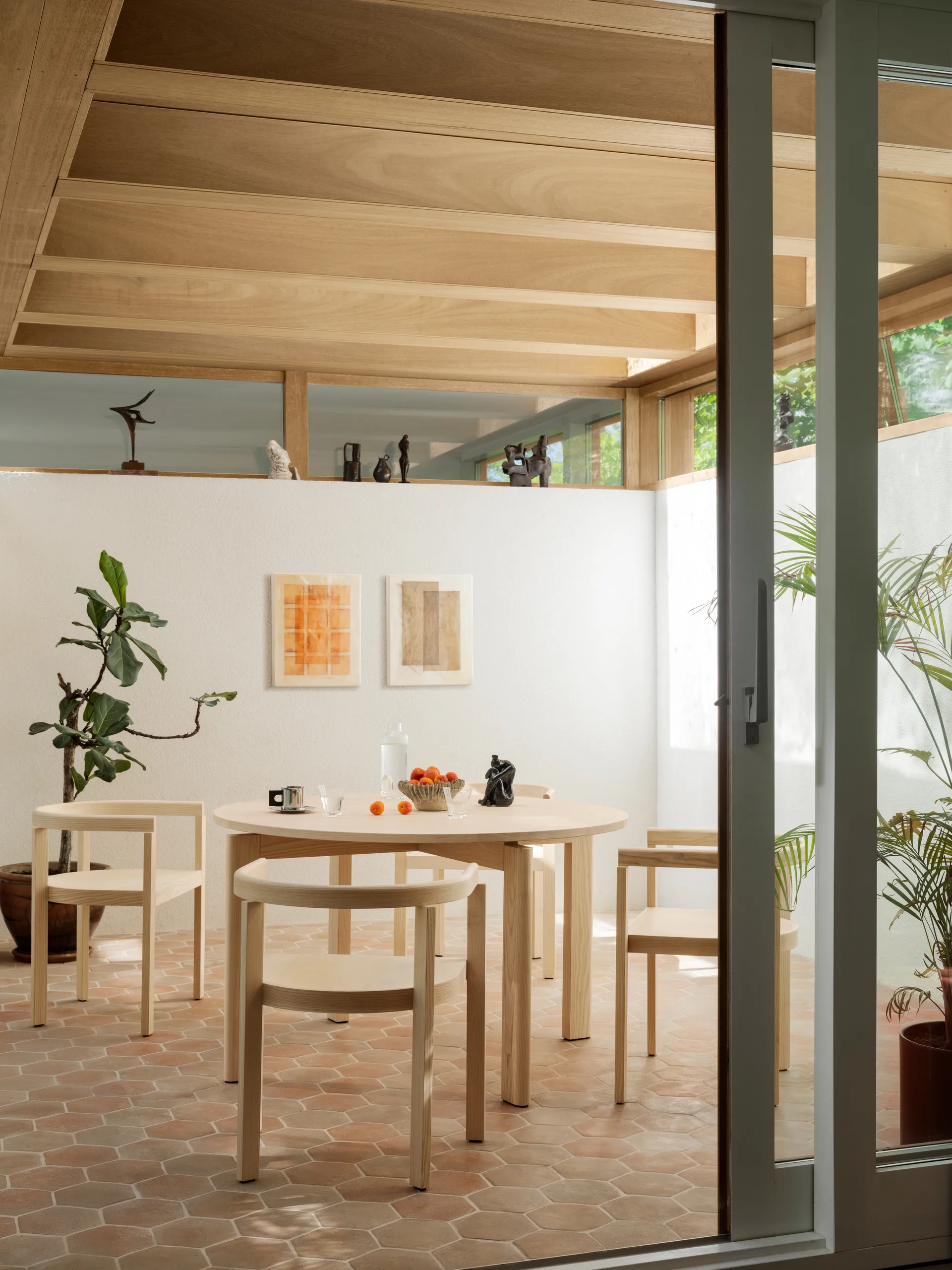 After spisebord Ø120 cm, Ask Fritz Hansen