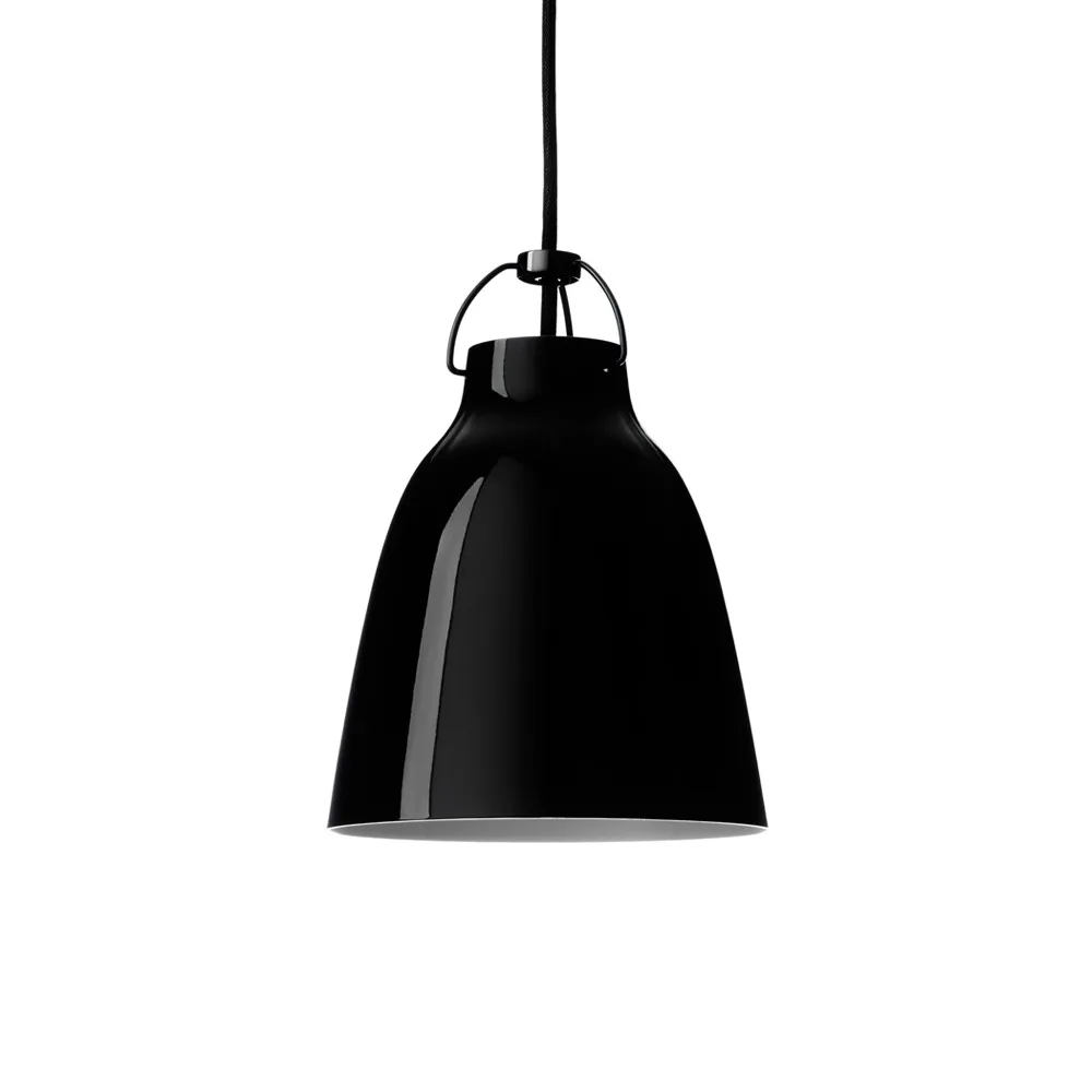 Caravaggio 1 pendel, Sort-sort tekstilledning Fritz Hansen