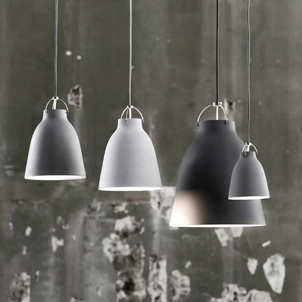 Caravaggio 1 pendel, Sort-sort tekstilledning Fritz Hansen