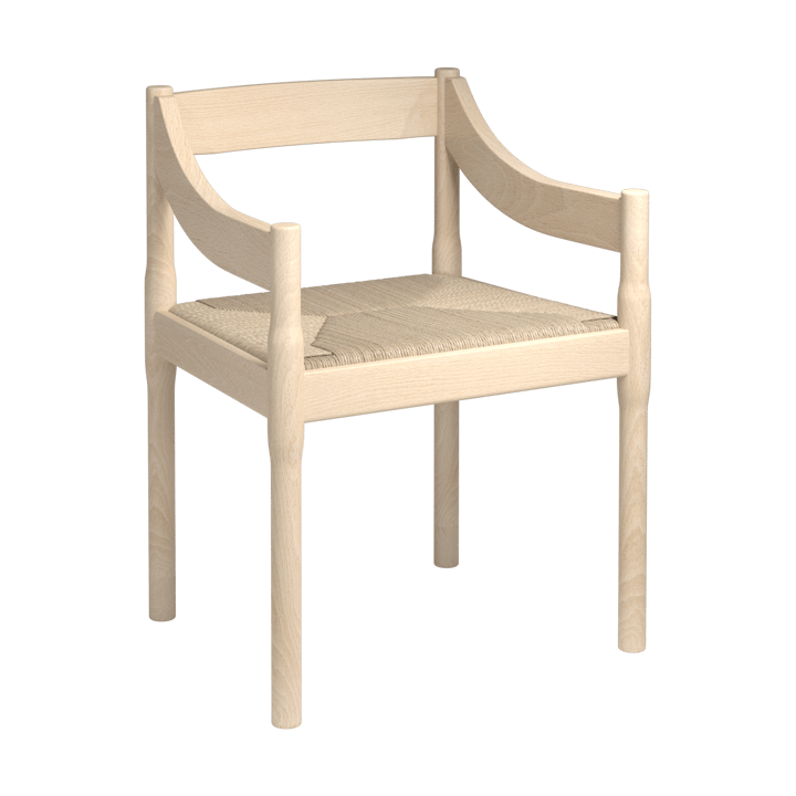 Carimate armlenestol - Bøk-naturflettet - Fritz Hansen