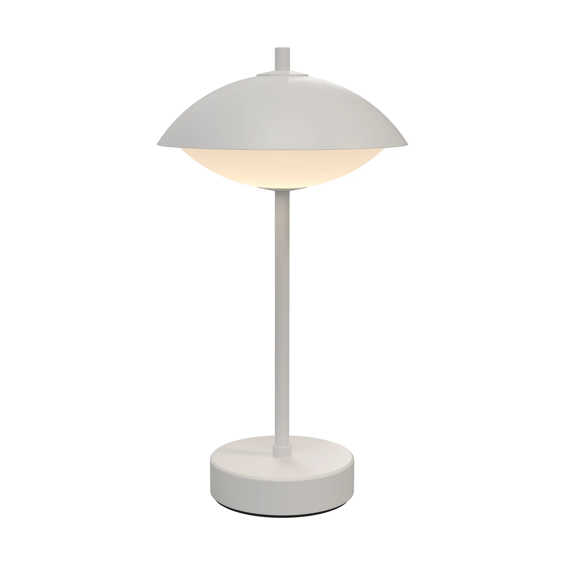 Clam bærbar bordlampe 31 cm, White Fritz Hansen